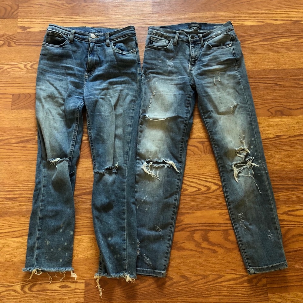 Pair of UO distressed jeans